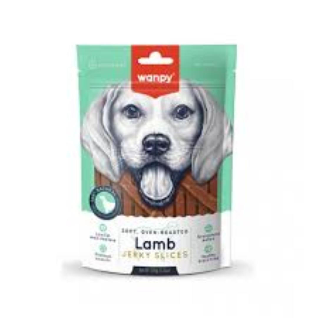 WANPY LAMB JERKY SLICES 100G